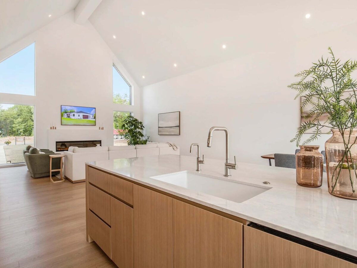 Modern Kitchen counters TruBuilt Builders